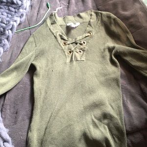 Olive green long sleeve